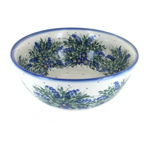 Blue Rose Polish Pottery 12E WR Unikat Large Bowl - 1 of 1