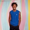 Dalix Ghost Embroidered Muscle Tank Cotton Soft Summer Mens - 2 of 4