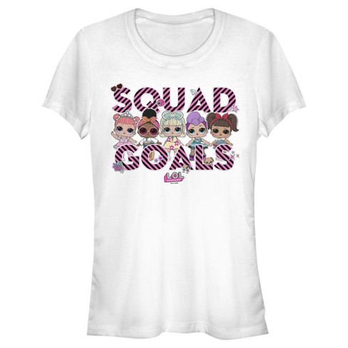 Junior's L.o.l Surprise Squad Goal Stripes T-shirt : Target