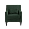 CAVINAS Luxury Chenille Accent Chair,Plush Armchair with High-Resilience Foam for Bedroom,Apartment,Waiting Room - 2 of 4