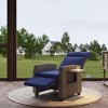 Outdoor Wicker Recliner Chair, Patio Recliner with Independently Adjustable Backrest and Footrest - 4 of 4