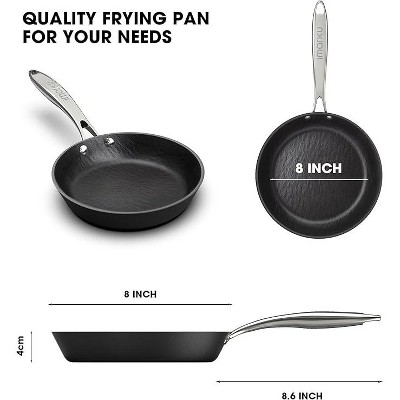 imarku Nonstick Frying Pans - 12 inch Nonstick Skillet, Frying Eggs Pan, Dishwasher Safe for Cooking with Stainless Steel Handle,Even Heat Conduction