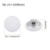 Unique Bargains Suit Dress Blouse Aluminum Fabric Cloth Covered Sewing Buttons 30 Pcs - 2 of 4