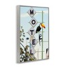 Stupell Industries Toucan on Motel Sign Black Framed Giclee Art - 3 of 4