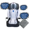 KidsEmbrace NASA Astronaut High Back Booster Car Seat (NO HARNESS - NO LATCH) For Children weighing 40-100lbs - Grey Blanket Included - 4 of 4