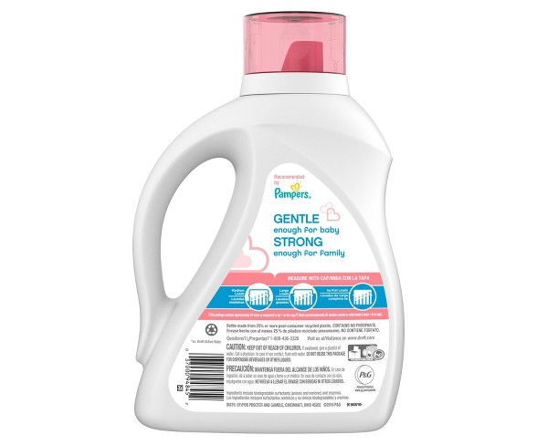 Dreft Family Friendly Unscented Laundry Detergent - 100 fl oz