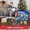 Aoibox Advent Calendar 2025 Set 24 Piece Christmas Holiday Countdown Kit for Kids Ages 6 Up Includes Houses RV Car Sleigh Festive Decor - 2 of 4