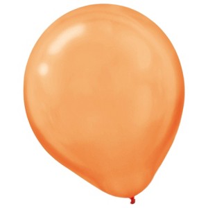 Amscan Pearlized Packaged Latex Balloons 12" Orange Peel 16/Pack 15 Per Pack (113253.05) - 1 of 1