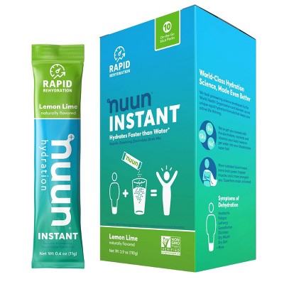 nuun Instant Dietary Supplement - Lemon Lime - 10ct
