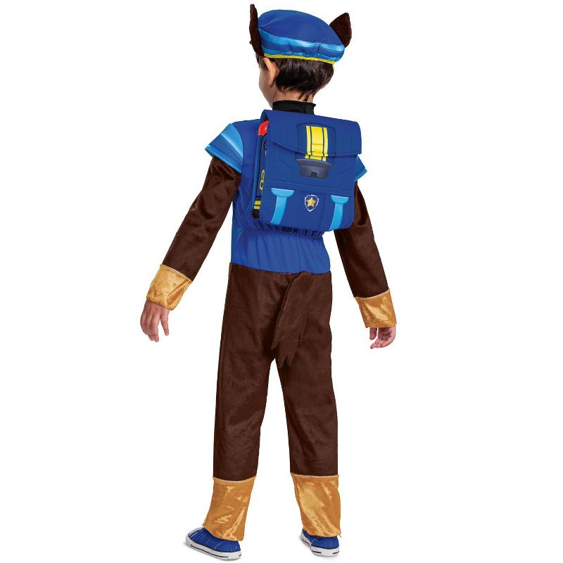 PAW Patrol Chase Deluxe Toddler Costume, Small (2T), 2 of 4