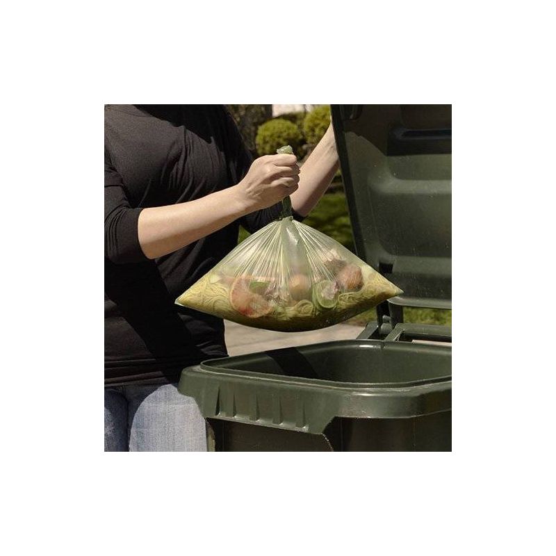 Hefty Compostables Small Kitchen Scrap Trash Bag - 2.6 Gallon - 20ct, 5 of 6