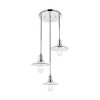 Elegant Lighting Etude 1-Light Satin Gold Pendant with Dome Shade - 4 of 4