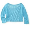 Aeropostale Womens Sheer Back Pajama Sleep T-shirt - 2 of 2