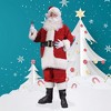 Fun World White and Red Regency Plush Santa Claus  Adult Christmas Costume Suit - Plus Size - 2 of 4