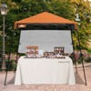 EAGLE PEAK 8x8ft Pop Up Canopy with Sidewall, 8x8 Base 6x6 Top - 2 of 4