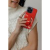 Walli Cases Red Radiance In Clear Phone Case with Wallet and Finger Strap - 4 of 4