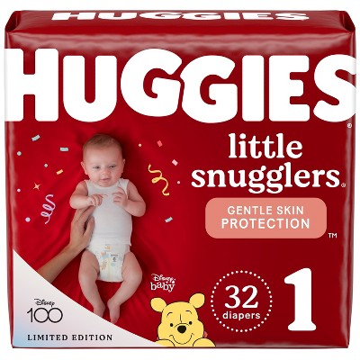 Huggies Little Snugglers Diapers Jumbo Pack - Size 1 (32ct)