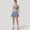 Anna-Kaci Women's Square Neckline Sports Bra with Supportive Underband for Low to Medium Impact Activities - 2 of 4