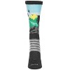 Memoi Women's Take A Hike Rayon From Bamboo Crew Socks Charcoal Heather 9-11 - 2 of 3