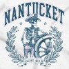 Nantucket Yacht Club Skeleton Captain Graphic T Shirt Men or Women Brisco Brands - 2 of 4