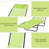 PAGED Folding Camping Chairs Pool Sun Tanning Chairs  with 6-Position Reclining Back for Camping, Garden, Pool, Patio - 4 of 4