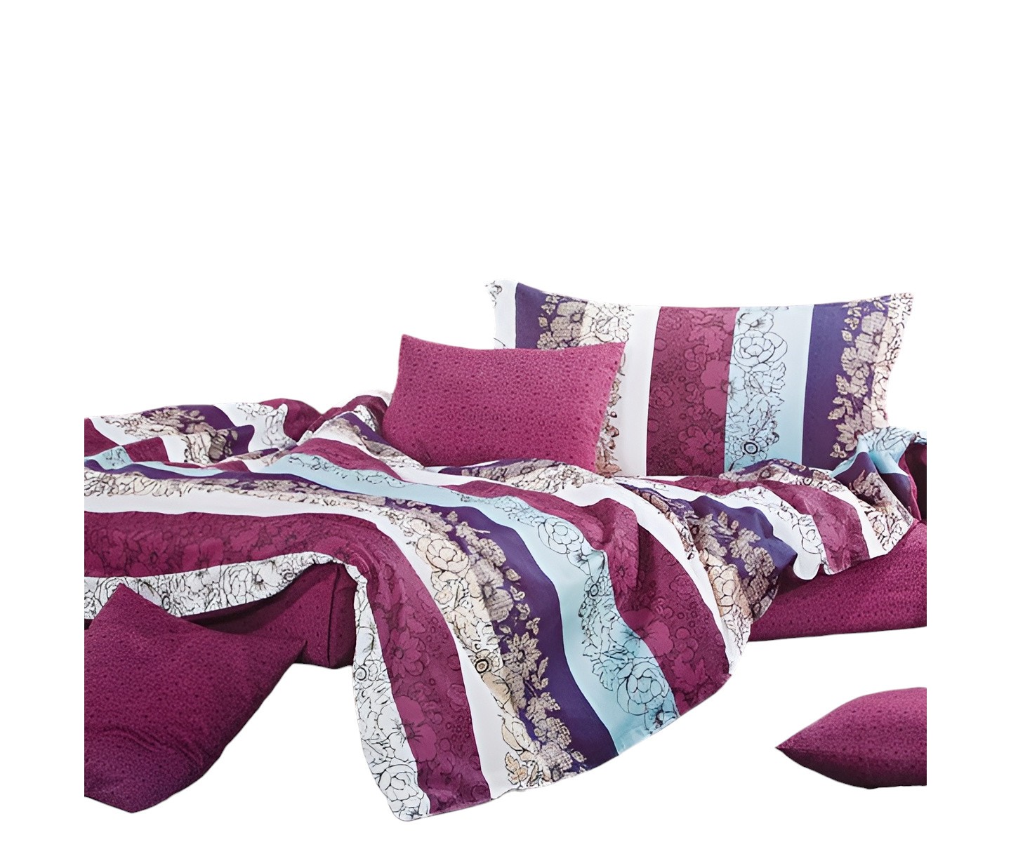 Постельное бельё Slickblue Luxury Bed in a Bag Set, 7-Piece, Queen Size, Design 4, Machine Washable — фото 1