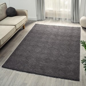 Luxe Weavers Geometric Non-Slip Washable Indoor Area Rug - 1 of 4