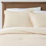 Washed Waffle Weave Comforter & Pillow Sham Set - Threshold™