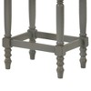 Sapphtopaz Rustic Bar Stools Set of 2 with Nailhead Trim Upholstered Dining Chairs with Wood Legs Counter Stools for Kitchen Island - 2 of 4