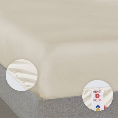 Ivory Queen Cotton Percale Deep Pocket Sheet Set for Kids