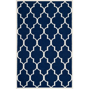 Dhurries DHU632 Hand Woven Area Rug  - Safavieh - 1 of 4