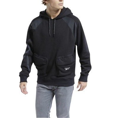 Reebok Mens Classics Vector Pocket Hoodie Sweatshirt