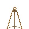 Boho Brass Decorative Folding Easel Metal for Art, Prints, Cookbook Vintage Accent Tabletop Holder - 4 of 4