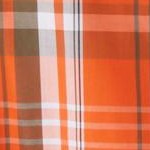 dark orange plaid