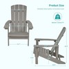 Sonkuki  2-Pack Recycled Plastic Wood Adirondack Chair - 3 of 4