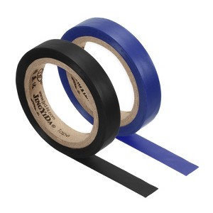 Unique Bargains PVC Thin Sticky Seal Tennis Badminton Racket Accessories Grip Finishing Tapes 26Ft 2 Pcs - 1 of 4
