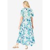 Woman Within Plus Size Petite Short-Sleeve Crinkle Dress - 3 of 4