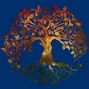 Men's Design By Humans \Golden\" Tree" By Jetti T-Shirt - 2 of 3