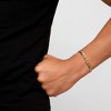 Adornia Men's Tarnish Resistant 14k Gold Plated 9" 7mm Mariner Chain Bracelet - 2 of 2