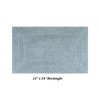 Lux Premium 100% Cotton Tufted Solid Reversible 4 PC Bath Rug Set – Ultra-Soft, Water-Absorbent, Durable, Machine Washable Bathroom Rug - 4 of 4