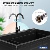 ROVSUN 37-Gallon Freestanding Utility Sink with Faucet, 36" Heightened Basin for Laundry, Garage, Outdoor, Pet Wash, 40"L×24"W×36"H - 4 of 4