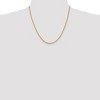 Black Bow Jewelry 2.8mm, 14k Yellow Gold, Solid Spiga Chain Necklace - 2 of 4