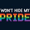 Adult Design By Humans Won't Hide My Pride Rainbow By machmigo Tank Top - 2 of 2