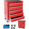 5-Drawer Rolling Tool Chest, Modular Tool Cabinet with Brake Casters & Removable Drawers, Workshop Toolbox Cart for Factory/Garage - 2 of 4