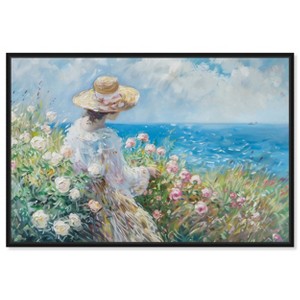 Art Remedy Gentle Sea Impressionism Wall Art Framed - 1 of 4