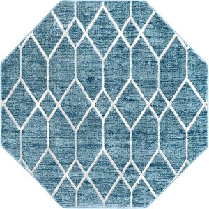 Unique Loom    Matrix Trellis Deco Area Rug - 1 of 4