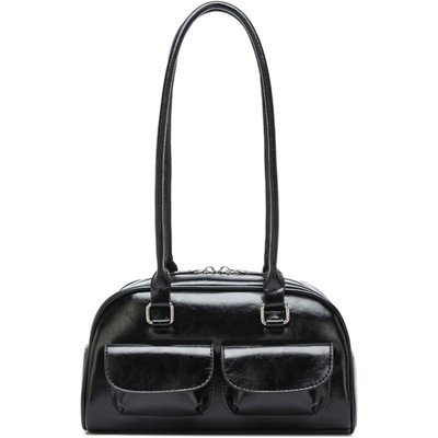 BEAFUP Y2K Shoulder Bag for Women, Small Purse, Trendy Retro Women's Shoulder Handbags Purses with Multiple Pockets, Zipper Closure
