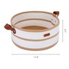 REGALWOVEN Cotton Rope Handcrafted Odorless Compact Open Storage Bins 1 Pc - 3 of 4
