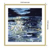 Amanti Art Calming Night I by Melissa Wang Wood Framed Wall Art Print - 4 of 4