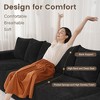 XIZZI Modular Corduroy Sectional Sofa: 5 Sold-Separately Units (Corner, Arms, Ottoman) | Black/Camel | Standard/Large Cushion Options | DIY Friendly - 3 of 4